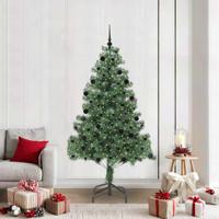 VidaXL Kerstboom met 300 led met standaard groen 210 cm pvc