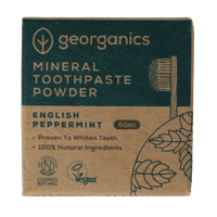 Georganics Mineral toothpaste powder english peppermint 60 Milliliter