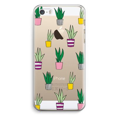 Sanseveria: iPhone 5 / 5S / SE Transparant Hoesje