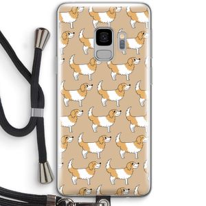 Doggy: Samsung Galaxy S9 Transparant Hoesje met koord