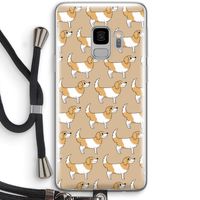 Doggy: Samsung Galaxy S9 Transparant Hoesje met koord