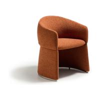 Kave Home Bosca eetkamerstoel chenille Terracotta