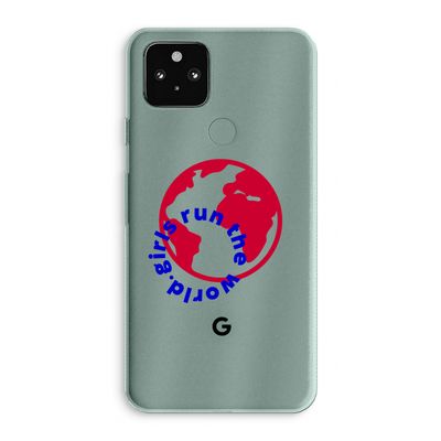 Run The World: Google Pixel 5a 5G Transparant Hoesje
