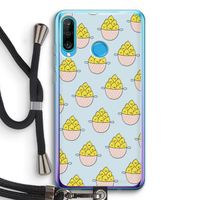 Citroenen: Huawei P30 Lite Transparant Hoesje met koord