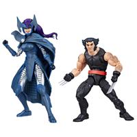 Hasbro Wolverine 50th Anniversary Marvel Legends Action Figure 2-Pack Wolverine & Psylocke 15 cm speelfiguur