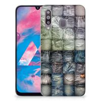 Silicone Back Cover Samsung Galaxy M30 Spijkerbroeken