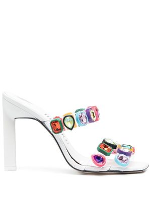 The Attico mules Nanci 100 mm - Blanc