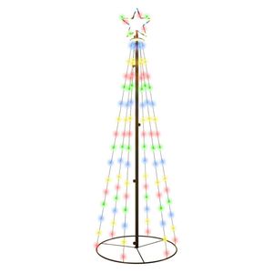 The Living Store LED Kerstboom - 180 cm x 70 cm - 108 multikleurige LEDs