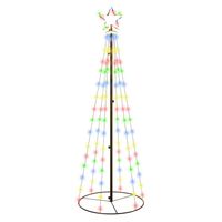 The Living Store LED Kerstboom - 180 cm x 70 cm - 108 multikleurige LEDs
