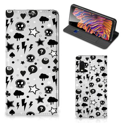 Mobiel BookCase Samsung Xcover Pro Silver Punk