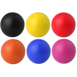 Anti stressballen Relaxman kleurenmix - 6x stuks - Dia 6 cm - Mindfullness - Ontspanning artikelen