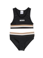 BOSS Kidswear bikini à logo imprimé - Noir - thumbnail