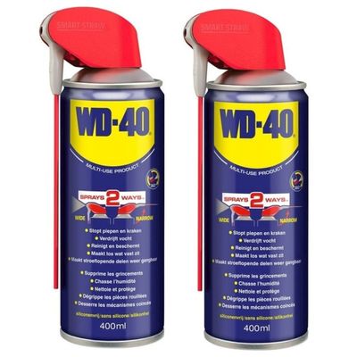 2x busjes WD-40 Kruipolie/multispray 400 ml
