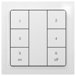 Eltako F6T55EB-Keypad-pm Toets Draadloos Opbouw (op muur) Bereik max. (in het vrije veld) 30 m