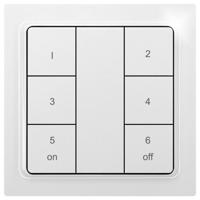 Eltako F6T55EB-Keypad-pm Toets Draadloos Opbouw (op muur) Bereik max. (in het vrije veld) 30 m