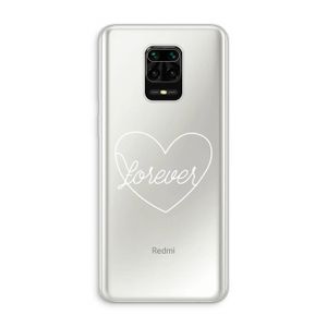 Forever heart pastel: Xiaomi Redmi Note 10 Lite Transparant Hoesje