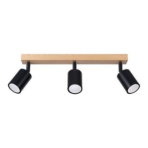 Plafondlamp VERDO 3L zwart