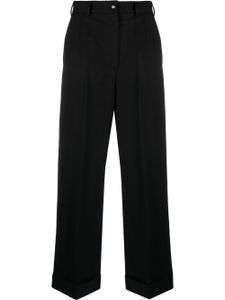 Dolce & Gabbana pantalon ample à taille haute - Noir