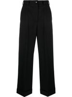 Dolce & Gabbana pantalon ample à taille haute - Noir