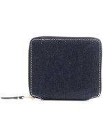 Comme Des Garçons Wallet porte-monnaie en denim - Bleu