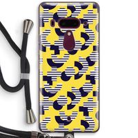 8-bit N°3: HTC U12+ Transparant Hoesje met koord