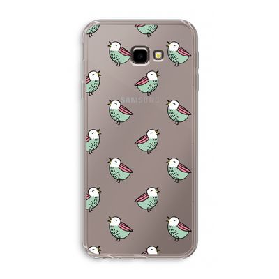 Vogeltjes: Samsung Galaxy J4 Plus Transparant Hoesje