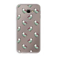Vogeltjes: Samsung Galaxy J4 Plus Transparant Hoesje