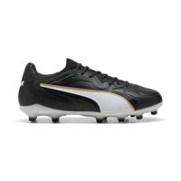PUMA King 20 Pro Gras / Kunstgras Voetbalschoenen (MG) Zwart Wit Goud