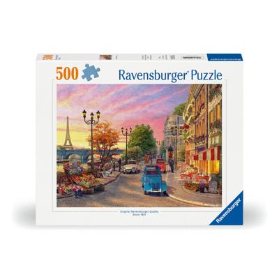 Ravensburger puzzel avondsfeer in Parijs - 500 stukjes