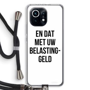 Belastinggeld: Xiaomi Mi 11 Transparant Hoesje met koord