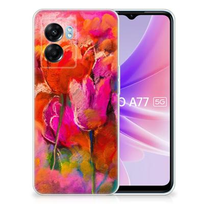 Hoesje maken OPPO A77 | A57 5G Tulips Hoesje maken OPPO A77 | A57 5G Tulips