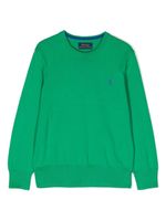 POLO RALPH LAUREN KIDS sweat à détail de logo - Vert