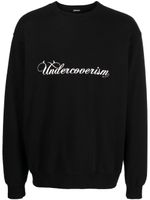 Undercoverism pull en coton à logo imprimé - Noir - thumbnail