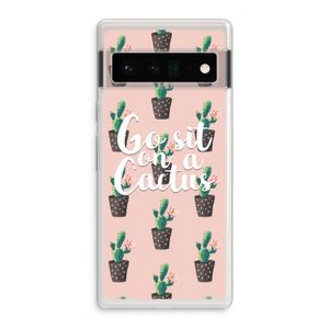 Cactus quote: Google Pixel 6 Pro Transparant Hoesje