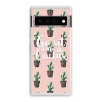 Cactus quote: Google Pixel 6 Pro Transparant Hoesje
