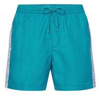 Calvin Klein Zwemshort petrol met logoband - thumbnail