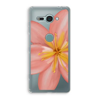 Pink Ellila Flower: Sony Xperia XZ2 Compact Transparant Hoesje