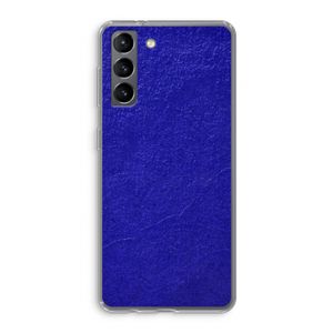 Majorelle Blue: Samsung Galaxy S21 Transparant Hoesje