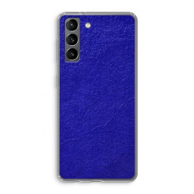Majorelle Blue: Samsung Galaxy S21 Transparant Hoesje