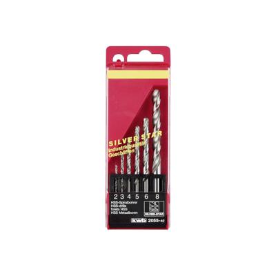 Borenset silver 2-8 mm 6dlg - Kwb