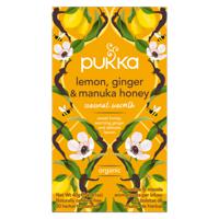 Pukka Lemon, Ginger & Manuka Honey Biologische Thee 20 Zakjes