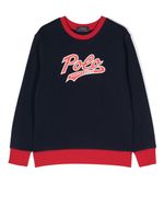 Ralph Lauren Kids sweat à logo imprimé - Bleu