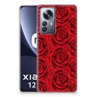 Xiaomi 12 Pro | TPU Case | Red Roses
