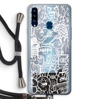 Vexx Mixtape #2: Samsung Galaxy A20s Transparant Hoesje met koord