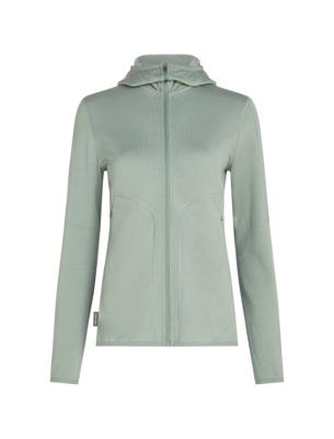 Icebreaker Merino 560 Realfleece™ Elemental LS Zip Vest Dames Moss L