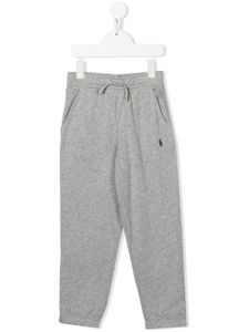 POLO RALPH LAUREN KIDS pantalon de jogging à logo brodé - Gris