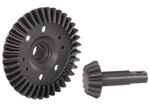 Ring gear, differential/ pinion gear, differential (machined, spiral cut) (front) (TRX-5379R)