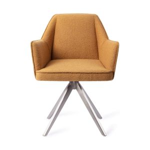 Jesper Home Tome eetkamerstoel Masai Giraffe turn steel