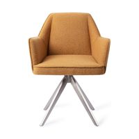 Jesper Home Tome eetkamerstoel Masai Giraffe turn steel