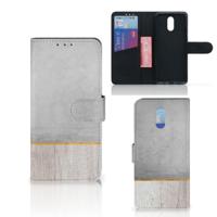 Nokia 2.3 | Book Style Case | Wood Concrete